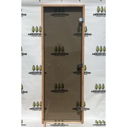 Дверь стеклянная DoorWood Bronze