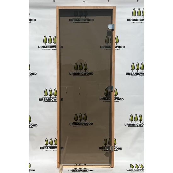 Дверь стеклянная DoorWood Bronze