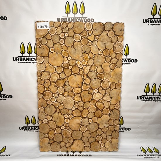 Панно Forest Breath из сибирского можжевельника 110×70см