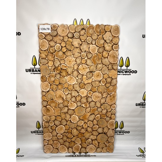 Панно Forest Breath из сибирского можжевельника 120×70см