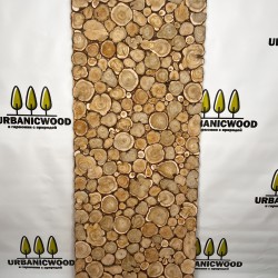 Панно Forest Breath из сибирского можжевельника 130×50см