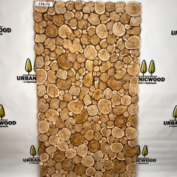 Панно Forest Breath из сибирского можжевельника 130×70см
