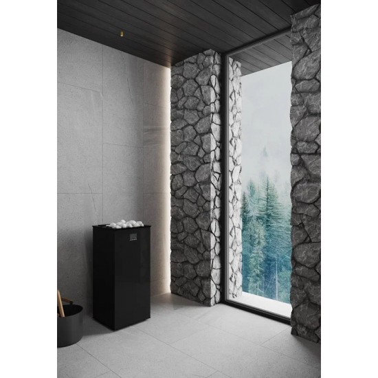 Электрическая печь для бани и сауны Sangens W12/20 GLASS BLACK