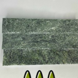Плитка Змеевик рваный камень 200×40×25мм