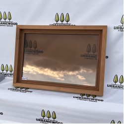Термоокно из ольхи 100х70см HORIZON