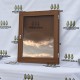 Термоокно из ольхи 100х80см 
