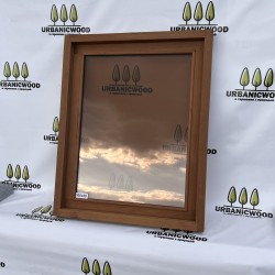 Термоокно из ольхи 100х80см 
