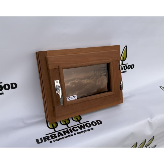 Термоокно из Ольхи 30×40 см