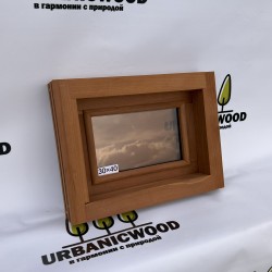 Термоокно из Ольхи 30×40 см