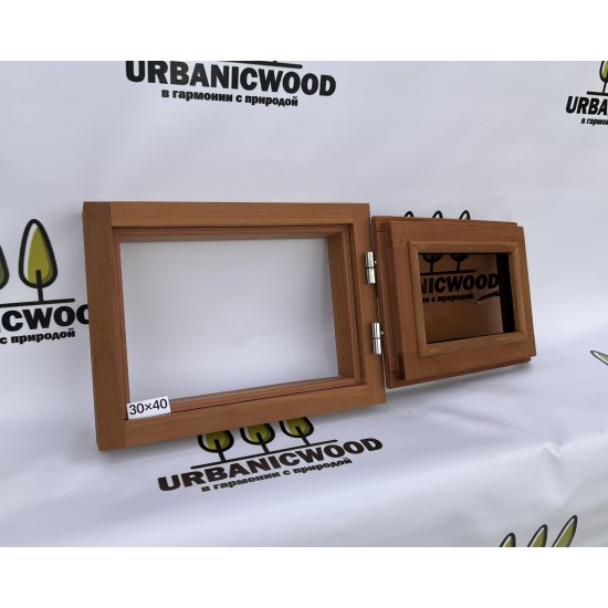 Термоокно из Ольхи 30×40 см