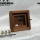 Термоокно из Ольхи 35×35 см