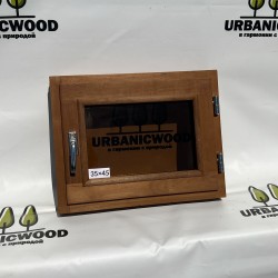 Термоокно из Ольхи 35×45 см