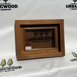 Термоокно из Ольхи 35×45 см
