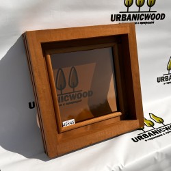 Термоокно из Ольхи 45×45 см