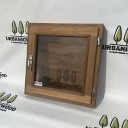 Термоокно из ольхи 50х50см