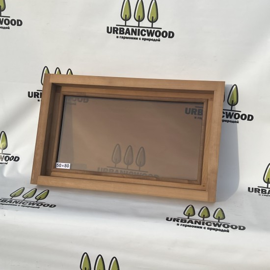 Термоокно из ольхи 50х80см Термоокно из ольхи 50х80см