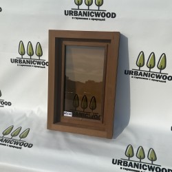 Термоокно из ольхи 60х40см