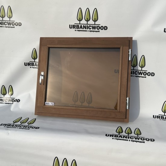 Термоокно из ольхи 60х70см