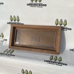 Термоокно из ольхи 80х40см HORIZON