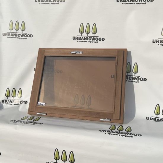 Термоокно из ольхи 80х60см HORIZON