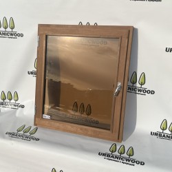 Термоокно из ольхи 80х70см 