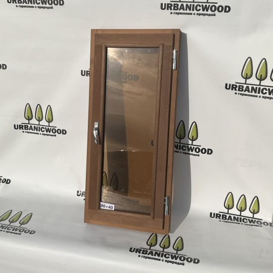 Термоокно из ольхи 90х40см  Термоокно из ольхи 90х40см