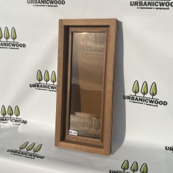 Термоокно из ольхи 90х40см 