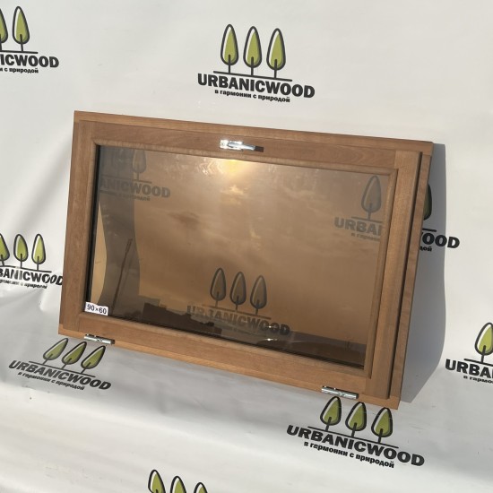 Термоокно из ольхи 90х60см HORIZON