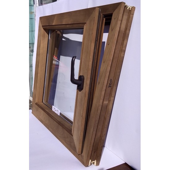 Евро Окно Thermo Wood 70×70см